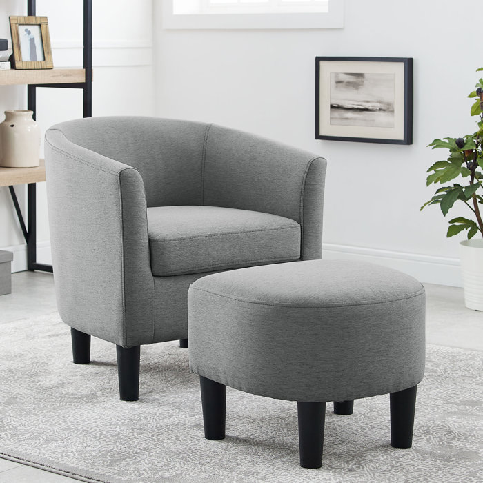 Latitude Run® Jazouli Upholstered Barrel Chair & Reviews - Wayfair Canada